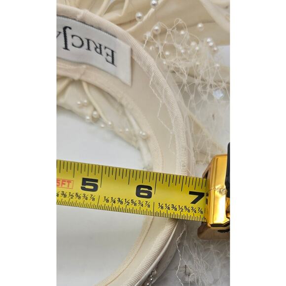 Eric Javits VTG Ladies Hat With Lace - Picture 11 of 14